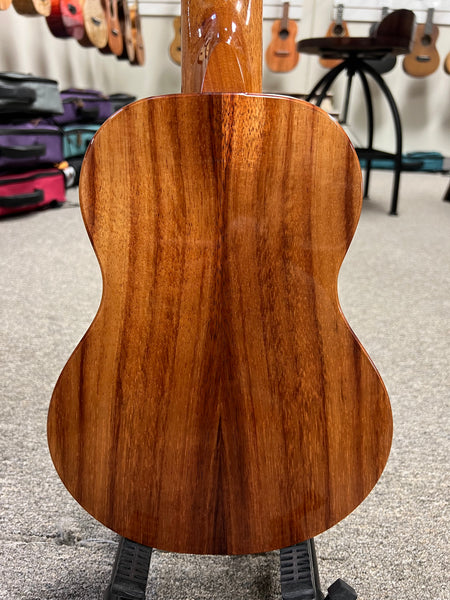 KoAloha KTM-D6 Solid Koa 6 String Tenor Guitarlele/Guilele w/Case #1 - Made In Hawaii