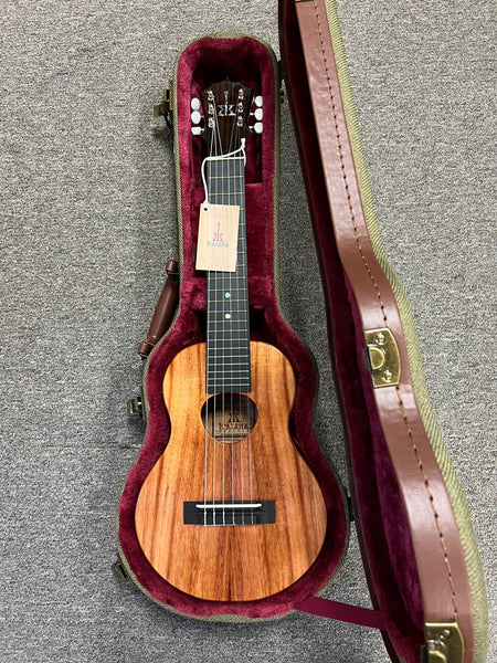 KoAloha KTM-D6 Solid Koa 6 String Tenor Guitarlele/Guilele w/Case #1 - Made In Hawaii
