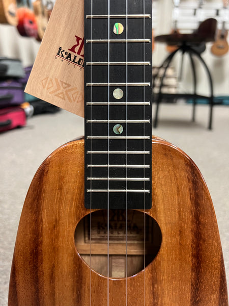 KoAloha KSM-01 Solid Koa Soprano Pineapple Ukulele - Made in Hawaii