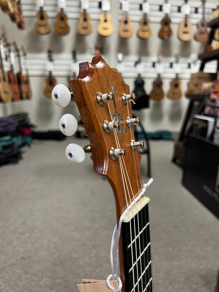 KoAloha KTM-10D6 Solid Koa 6 String Pikake Tenor Guitarlele/Guilele w/Case #2 - Made in Hawaii