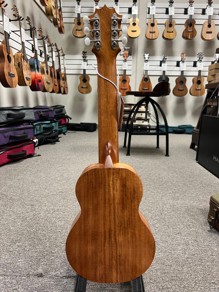 KoAloha KTM-10D6 Solid Koa 6 String Pikake Tenor Guitarlele/Guilele w/Case #2 - Made in Hawaii