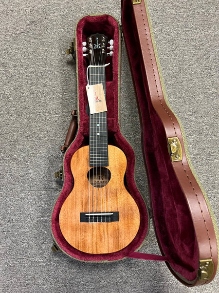 KoAloha KTM-D6 Solid Koa 6 String Tenor Guitarlele/Guilele w/Case #3 - Made In Hawaii