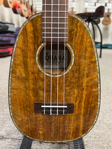OHANA PKC-220G Solid Mango Pineapple Concert Ukulele