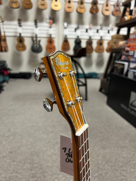 OHANA PKC-220G Solid Mango Pineapple Concert Ukulele