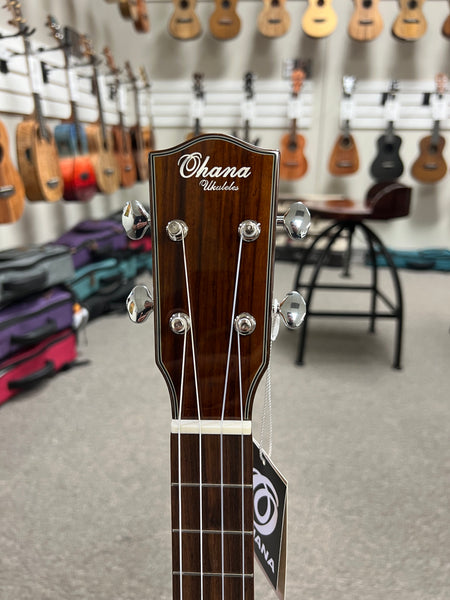 Ohana BK-35G Solid Mahogany Baritone Ukulele - Gloss