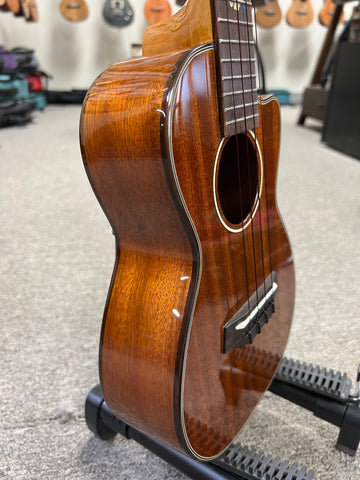 OHANA（感謝）/3 Ohana CK-35CG-CL Cynthia Lin Solid Mahogany Concert Ukulele