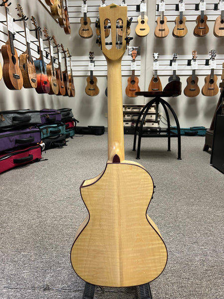 KALA KA-ASFM-T-CE Solid Flamed Maple Tenor Electric Ukulele w/Case