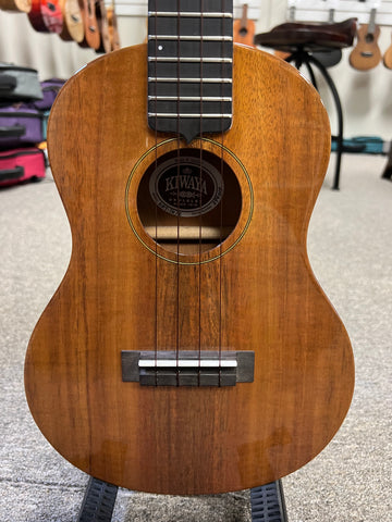 Kiwaya KPT-1K Solid Koa Electric Tenor Ukulelew/Case - Pre Loved