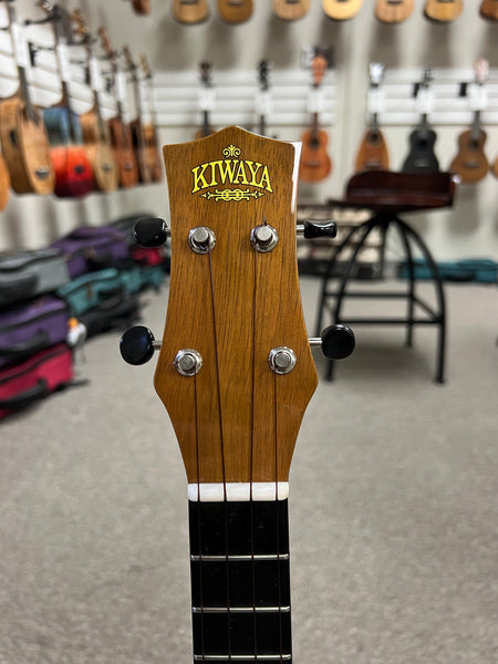Kiwaya KPT-1K Solid Koa Electric Tenor Ukulelew/Case - Pre Loved