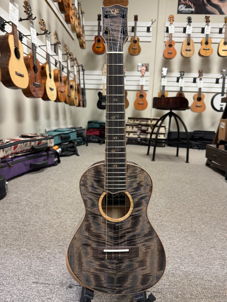 Oli L2-TMG-MM Black Solid Mango Tenor Ukulele w/Case
