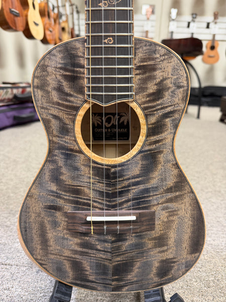 Oli L2-TMG-MM Black Solid Mango Tenor Ukulele w/Case