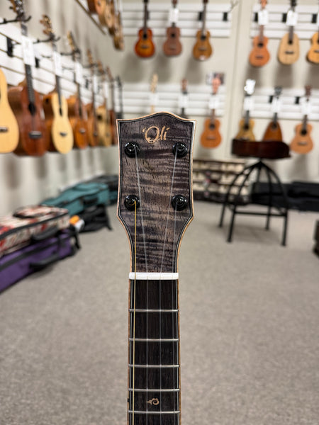 Oli L2-TMG-MM Black Solid Mango Tenor Ukulele w/Case