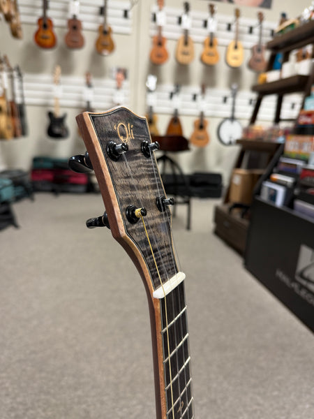 Oli L2-TMG-MM Black Solid Mango Tenor Ukulele w/Case