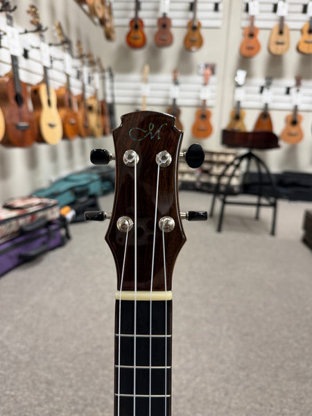 Maestro by Hozen Solid Spruce/Rosewood Custom Tenor Ukulele w/Case #2 - Island Series