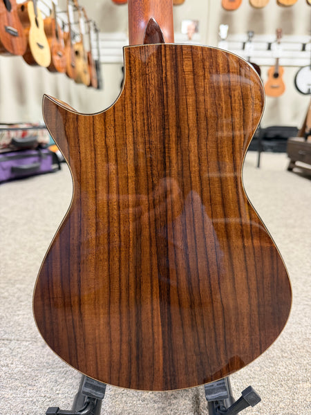 Maestro by Hozen Solid Spruce/Rosewood Custom Tenor Ukulele w/Case #2 - Island Series