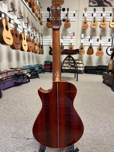 Maestro by Hozen Solid Padauk Custom Tenor Ukulele w/Case - Island Series