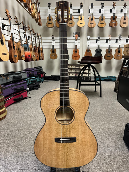 Pono BN4-3 Solid Mango Large Body Baritone Nui Ukulele w/Case