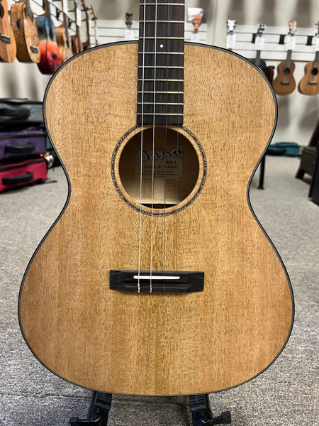 Pono BN4-3 Solid Mango Large Body Baritone Nui Ukulele w/Case