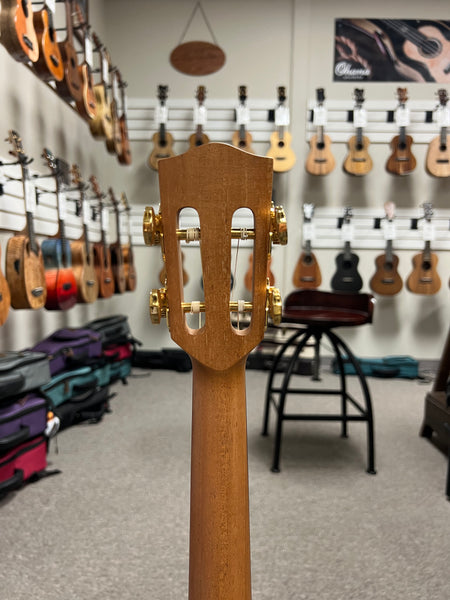 PONO ULNC4-4 Nylon String Solid Cedar/Rosewood Large Body Baritone Ukulele w/Case - Cutaway