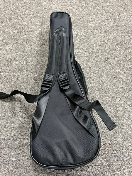 Makaio Concert Ukulele Gig Bag Black w/Shoulder Straps and Pocket