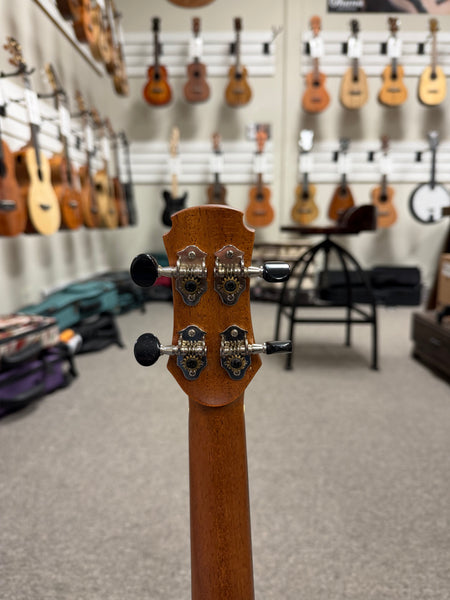Maestro by Hozen Solid Spruce/Wenge Concert Ukulele w/Case - Island Series