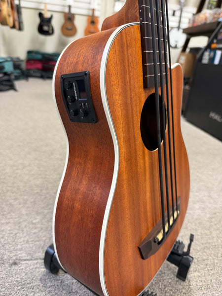 KALA Scout Mahogany Fretless U-Bass w/Case - UBASS-SCOUT-FL