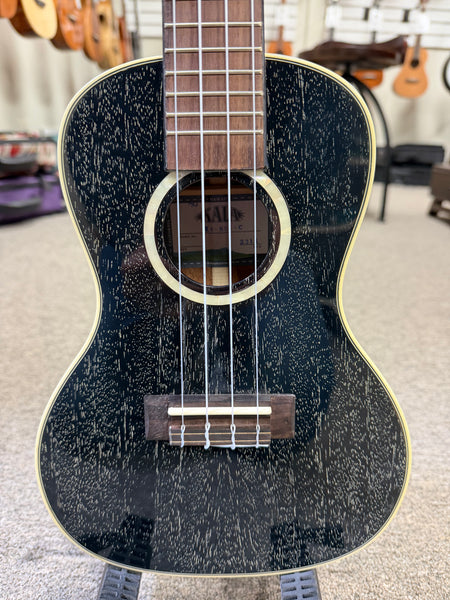 KALA KA-SDH-C Solid Salt and Pepper Doghair Mahogany Concert Ukulele w/Case