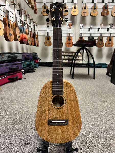 PONO MGCDP Solid Mango Pineapple Deluxe Concert Ukulele