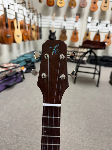 Heritage Custom Solid Koa Electric Tenor Ukulele w/Case - Pre-Loved - Made in Hawaii