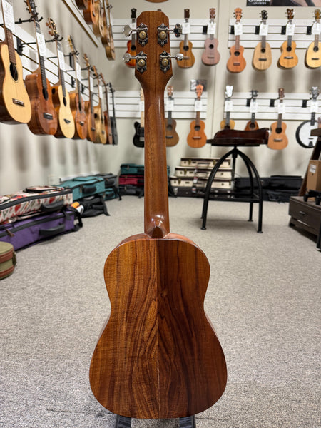 Heritage Custom Solid Koa Electric Tenor Ukulele w/Case - Pre-Loved - Made in Hawaii