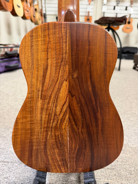 Heritage Custom Solid Koa Electric Tenor Ukulele w/Case - Pre-Loved - Made in Hawaii