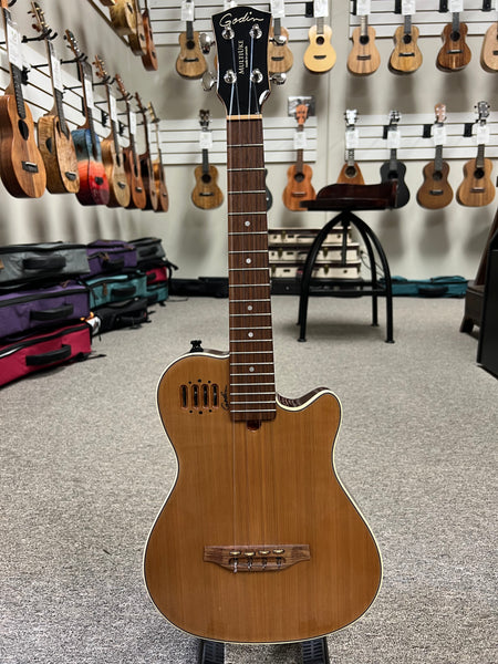 Godin Multiuke Electric Tenor Ukulele w/Case - Pre Loved