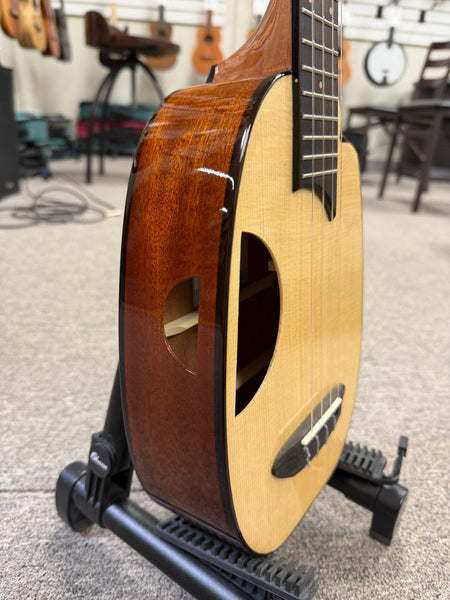 Rebel Solid Spruce/Mahogany Pineapple Tenor Ukulele w/Case - Limited Edition