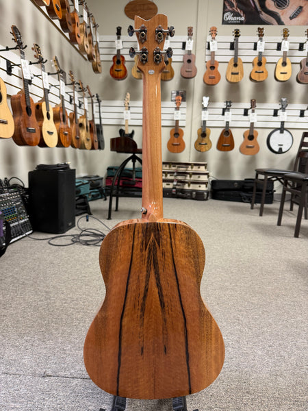 Makaio MSMBXS-10 Large Body Steel String Spalted Mango Baritone Ukulele w/Case