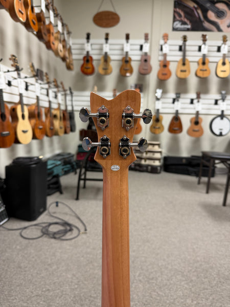 Makaio MSMBXS-10 Large Body Steel String Spalted Mango Baritone Ukulele w/Case