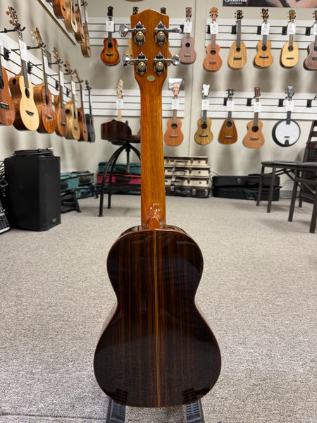 OHANA CK-50G Solid Cedar/Rosewood Concert Ukulele - B-Stock
