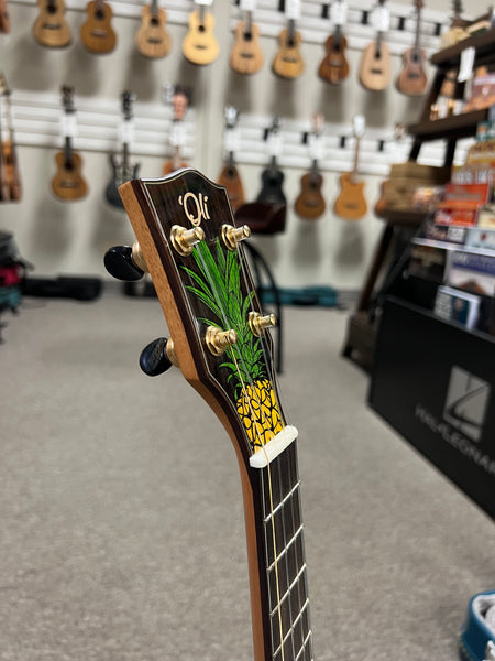 Oli L2-TPMG Solid Mango Pineapple Tenor Ukulele w/Case