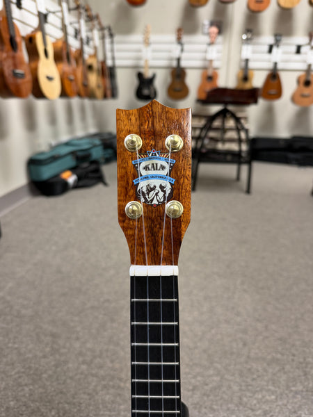 KALA KA-F8D-KHG-S Pan Pacific Solid Koa Figure 8 Soprano Ukulele w/Case