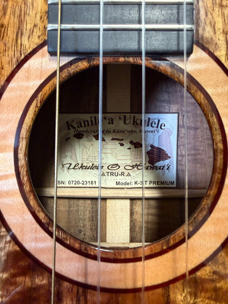 Kanile'a K3-T Premium Solid Koa Tenor Ukulele w/Case - Pre Loved