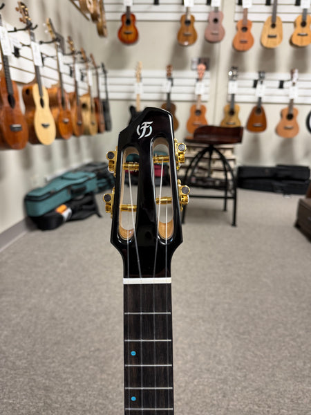 Flight A10FM Solid Flamed Maple Faded Blue 10th Anniversary Tenor Ukulele w/Case
