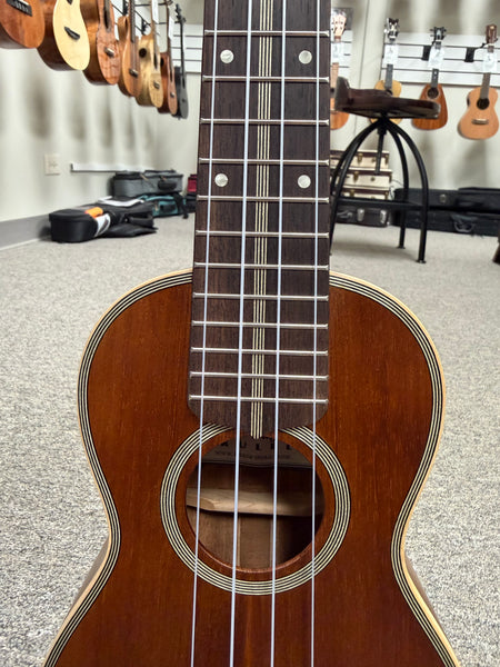 OHANA SK-390 Solid Koa Soprano Ukulele w/Case