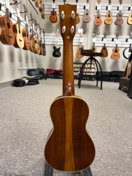 OHANA SK-390 Solid Koa Soprano Ukulele w/Case
