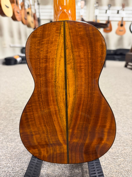 OHANA SK-250M Solid Cedar/Acacia Soprano Long Neck Ukulele - Super Soprano