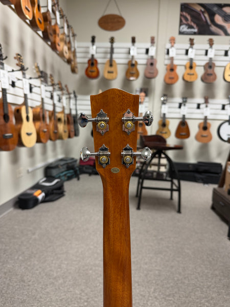 Ohana BK-35GCE Solid Mahogany Electric Baritone Ukulele - Cutaway