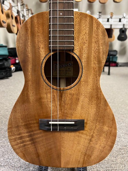 PONO ABD Solid Acacia Deluxe Baritone Ukulele - Aloha City Ukes