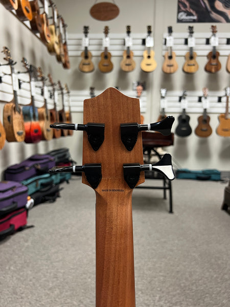 KALA Quilted Ash Acoustic-Electric U-Bass w/Case - UBASS-QA-FS