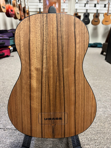 KALA Pacific Walnut Acoustic-Electric U-Bass w/Case - UBASS-PW-FS