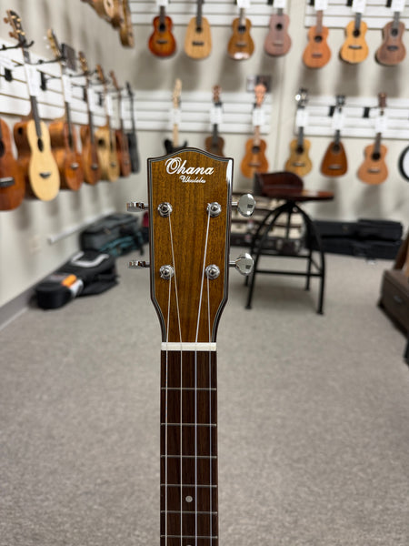 Ohana BK-35G Solid Mahogany Baritone Ukulele - Gloss