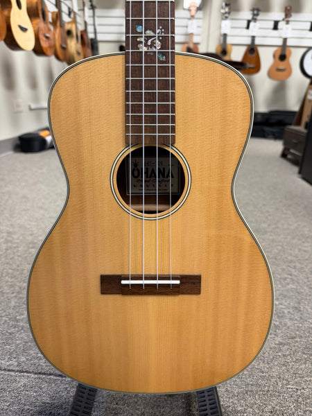 Ohana BKT-70G Tenor Ukulele with Baritone Body - Solid Spruce/Mahogany