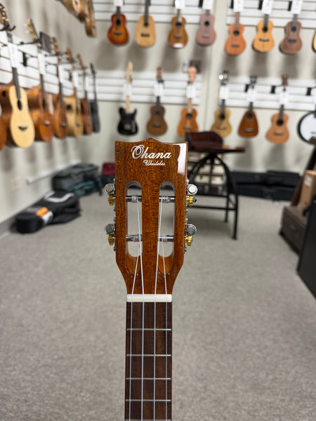 Ohana BKT-70G Tenor Ukulele with Baritone Body - Solid Spruce/Mahogany